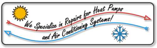 We Specialize in Repair of Heat Pumps and Air Conditioning Systems